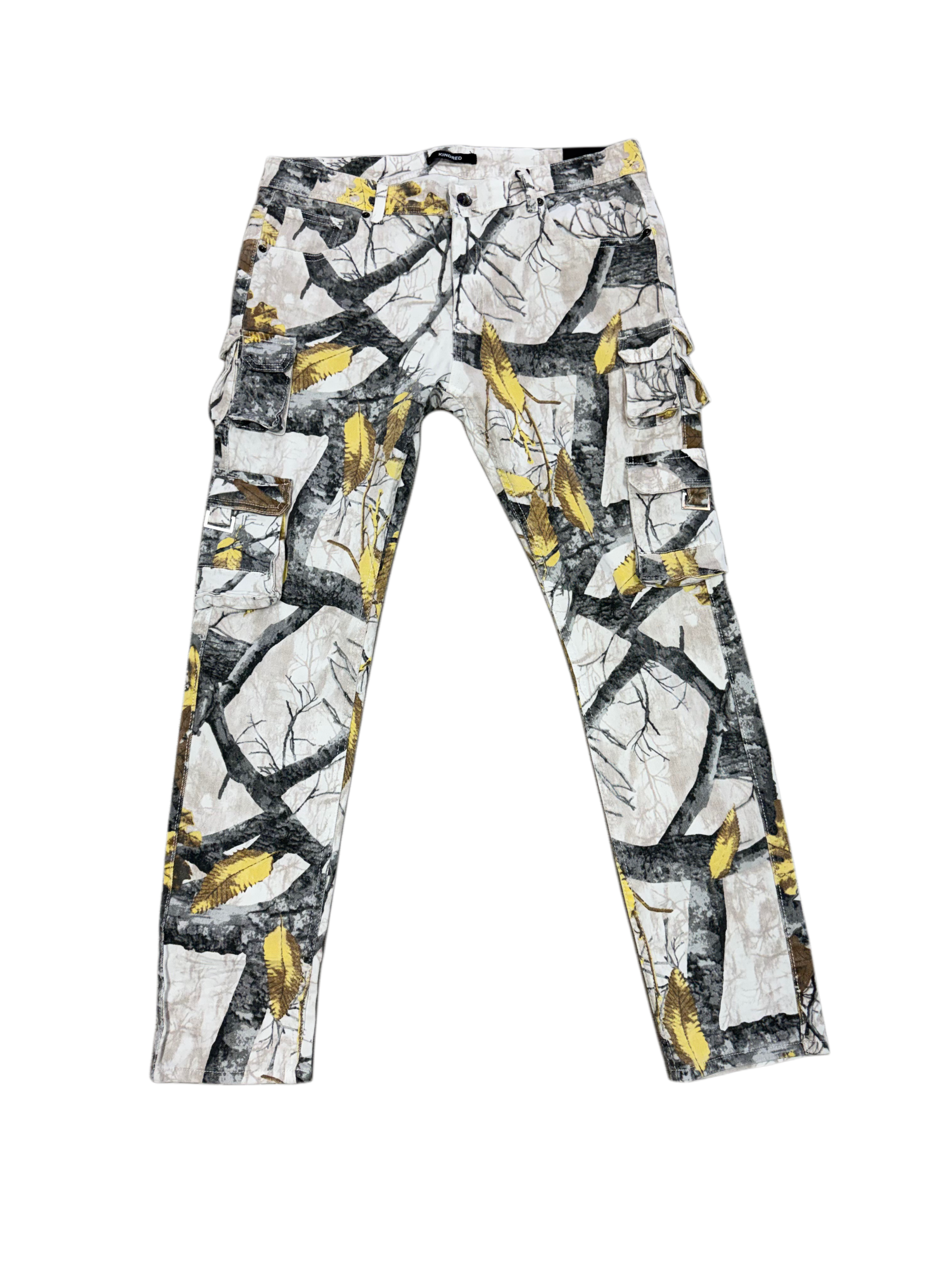 WHITE CAMO JEANS